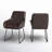 Braiden Upholstered Dining Chairs With Arm-2143936399