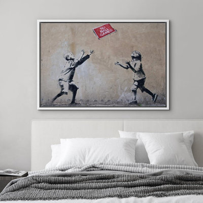 Banksy no ball jeux sur toile