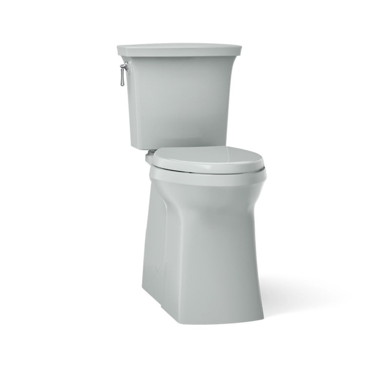 Corbelle Tall Continuousclean Two-Piece Elongated Toilet With Skirted Trapway 1.28 Gpf