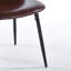 Chaise de salle à manger en PVC 4 pièces brun-1761918961