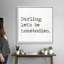 Reproduction d’art textuel sur toile, "Darling LET’S be Homebodies" par Jaxn Blvd.-1451047894-1451047887