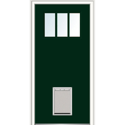 Craftsman 80'' Fiberglass Front Entry Doors