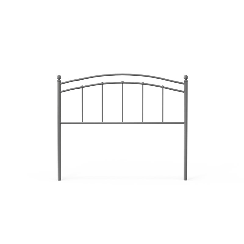 Bouton Headboard, California King, Hammered Silver