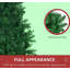 Demi-arbre de Noël artificiel avec ouverture automatique, base en acier pour l'intérieur-573397267