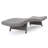 CRETE WICKER CHAISE LOUNGE