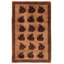 Tapis brun foncé Saim Rare War 2 pi 10 po x 4 pi 5 po