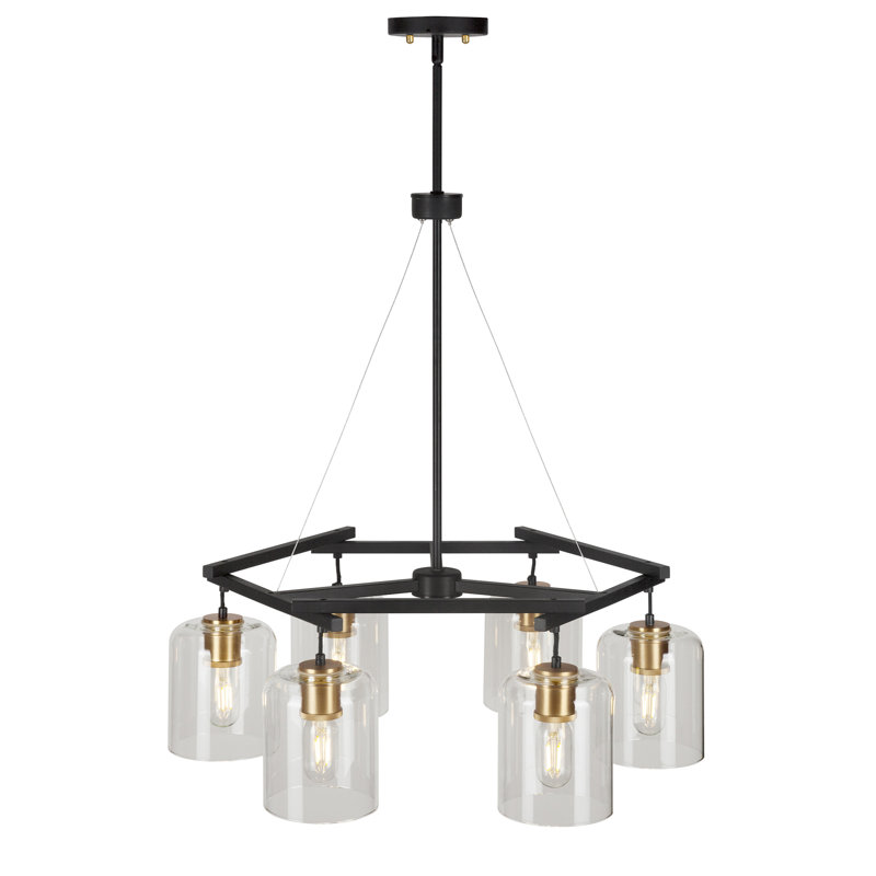 Lustre unique/unique à niveaux 6 lumières Liudger