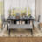 Tufted Linen Dining Bench With Comfortable Sponge Padding And Breathable Fabric For Versatile Seating In Various Rooms-128632638
