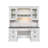 Colburn Credenza Desk & Hutch Set w/ LED Touch Lighting