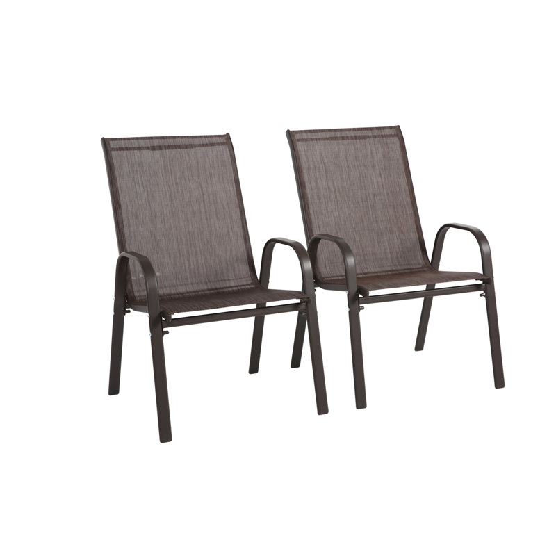 2 chaises de patio (sans la table), Brun
