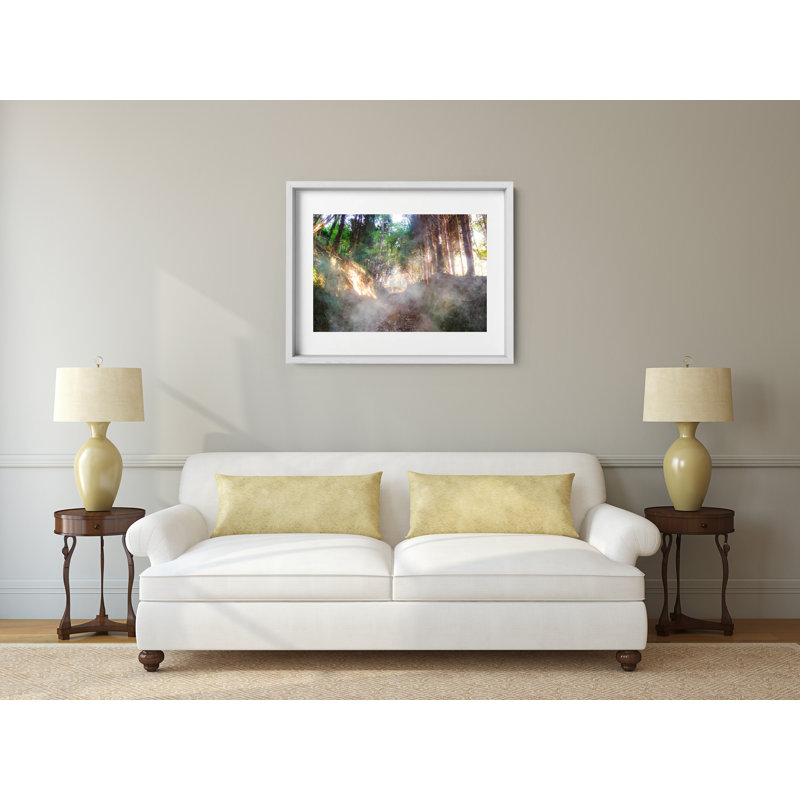 Into The Mystic Print by Joseph Regan, 26" H x 36" W x 0.75" D, White