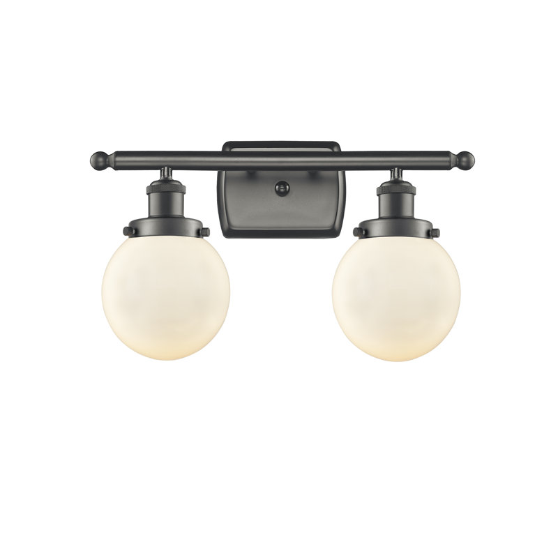 Chippewa 2 - Light Dimmable Vanity Light, Oil Rubbed Bronze, Matte White, LED