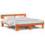 Bed Frame With Headboard Solid Pine Wood-354858093-354858094