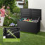 Tissu noir de 53 gallons TechPace-88982551