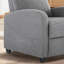 Fauteuil inclinable ergonomique à massage, fauteuil inclinable manuel à 160 ° avec 8 modes et télécommande-1460367721