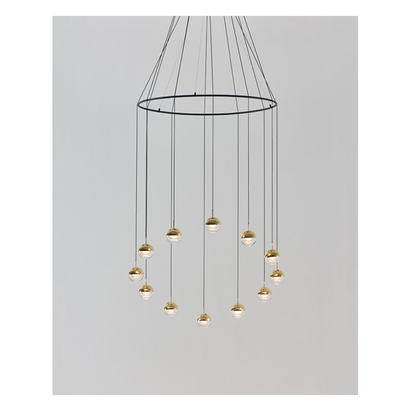 Dora 12 - Light Pendant, Brass
