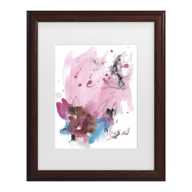 Œuvre encadrée «bolologia Melissa Wang Shimmer Blush I Matted», H 22,75 po x l 18,75 po