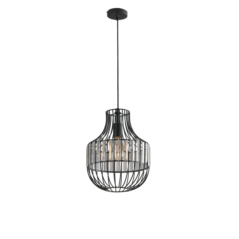 Munoz 1 - Light Black Single Pendant