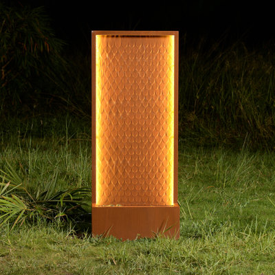 Outdoor Metal Waterfall Fountain