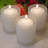 Votive Candles in Clear Glass Holders - 12 Count-21241600