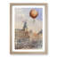 Hot Air Balloon Above Paris by Camille Gravis - Picture Frame Painting Print-55578650-55578651