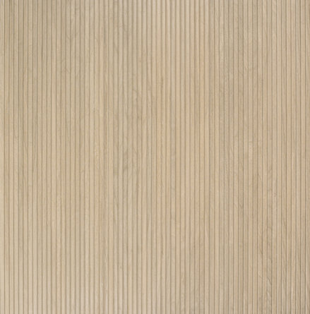 Striara 16'' x 48'' Matte Ceramic Fluted Wood Look Wall Tile