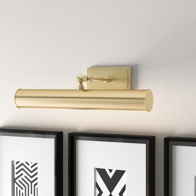 Holly Aged Brass 2-Light Dimmable Metal Picture Wall Light