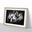 Two Snuggling Tigers in Abstract - Picture Frame Painting Print-55777759-55777762