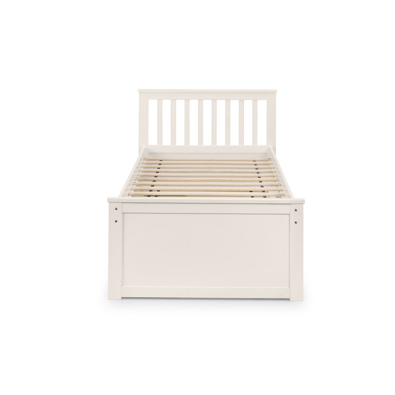 Candor UK Single - DE 90 X 190 Cm Storage Bed, White