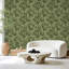 Rouleau de papier peint pelez et collez amovible vert olive l 23,6 po x H 118 po