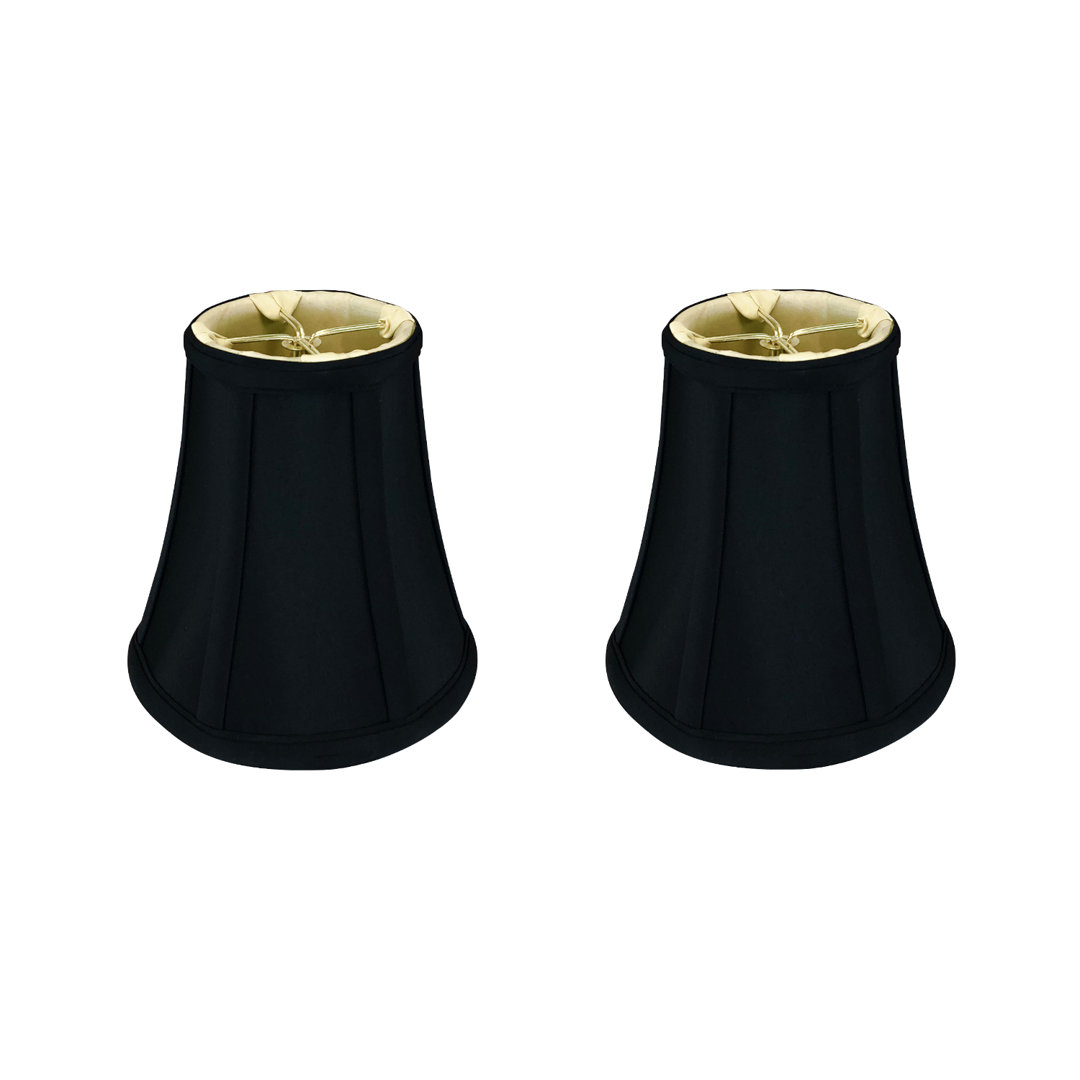 Royal Designs, Inc. True Bell Basic Lamp Shade with Flame Clip Fitter Set of 2 (Set of 2) Red Barrel Studio® 