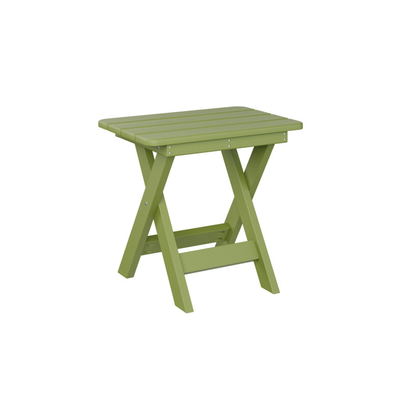 Berlin Gardens Tropical Folding End Table, Kiwi Green