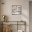 Art mural abstrait géométrique sur toile 3 couleurs par Orren Ellis-756684910-756684902