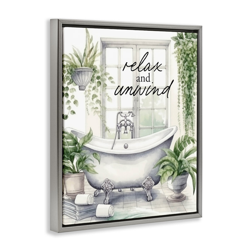 Cadre flottant Relax and Relax, Cadre flottant gris lustré, H 21 po x l 17 po