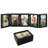 4X6in 5 Folding Picture Frame - Christmas Collage Photo Frame For Desk, Foldable Hinged Photo Frame With 5 Opening, Tabletop Multiple Family Picture Frame For Christmas Birthday Gifts