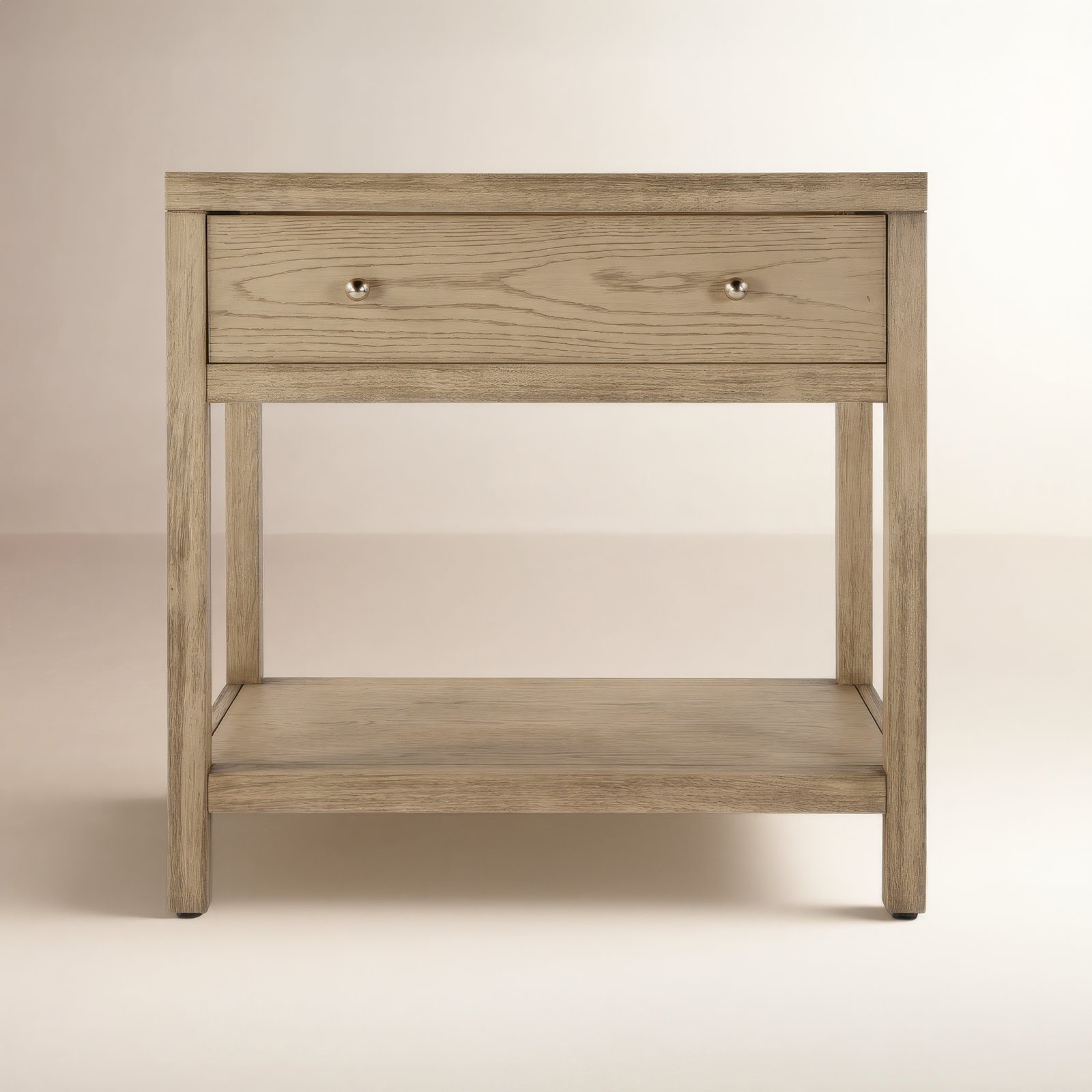 Celine 30" 1-Drawer Nightstand, Light Oak