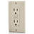 Leviton SmartlockPro 15 Amp 125 Volt Duplex Light Almond GFCI Outlet 5-15R 1 Pack