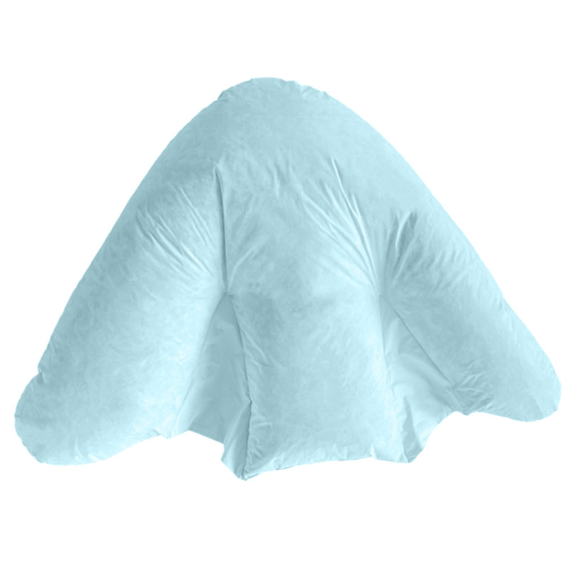 Hermbusche Lancashire Textiles Soft Support Pillow L84 x W72cm, Blue