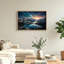 Ensemble de 1 tableau sur toile représentant un lac de montagne-129321134-129321137