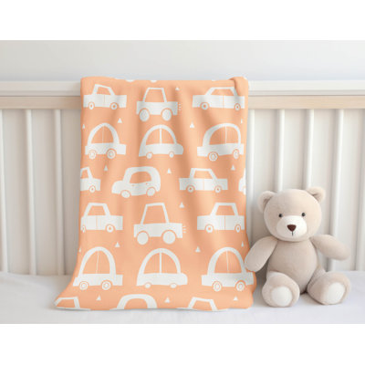Driveway Peach Velveteen Fleece Blanket