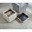 Square Upholstered Fabric Ottoman