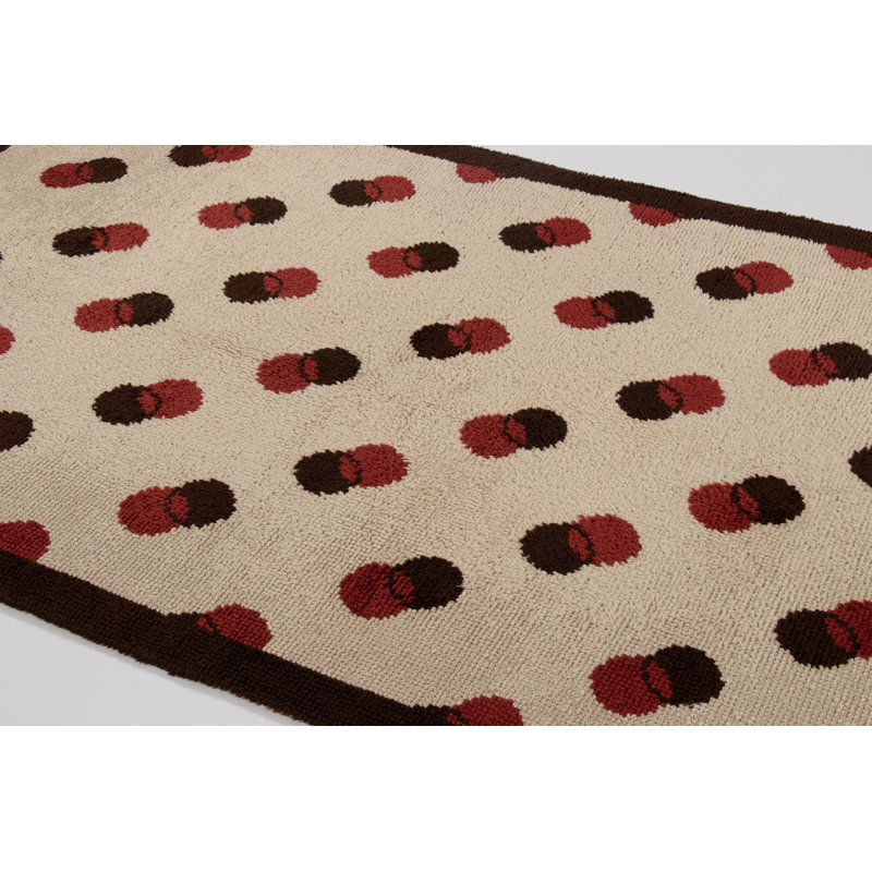 Scandinavian One-of-a-Kind 4'7x7'2 Hand Knotted Area Rug