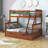 Twin Over Full Wooden Bunk Bed With 2 Drawers-1062903009