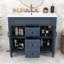 Meuble-lavabo simple en bois avec comptoir Eesah, armoire et tiroirs de rangement multifonctionnels Eesah-2007401404-1996748056