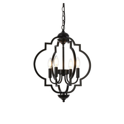 Lustre géométrique à intensité variable 4 lumières Guarino