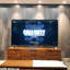 Meuble télé rustique moderne en bois massif