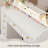Vanity Desk with 11 Drawers and Large Led Lighted Mirror, 47" Large Makeup Vanity Table with A Power Outlet, Storage Stool, Vanity Set for Bedroom, White