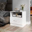 142.24cm W Manufactured Wood Bedside Table