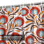 Rideau de douche imperméable à motif floral rétro en tissu antique avec 12 crochets-1679988589