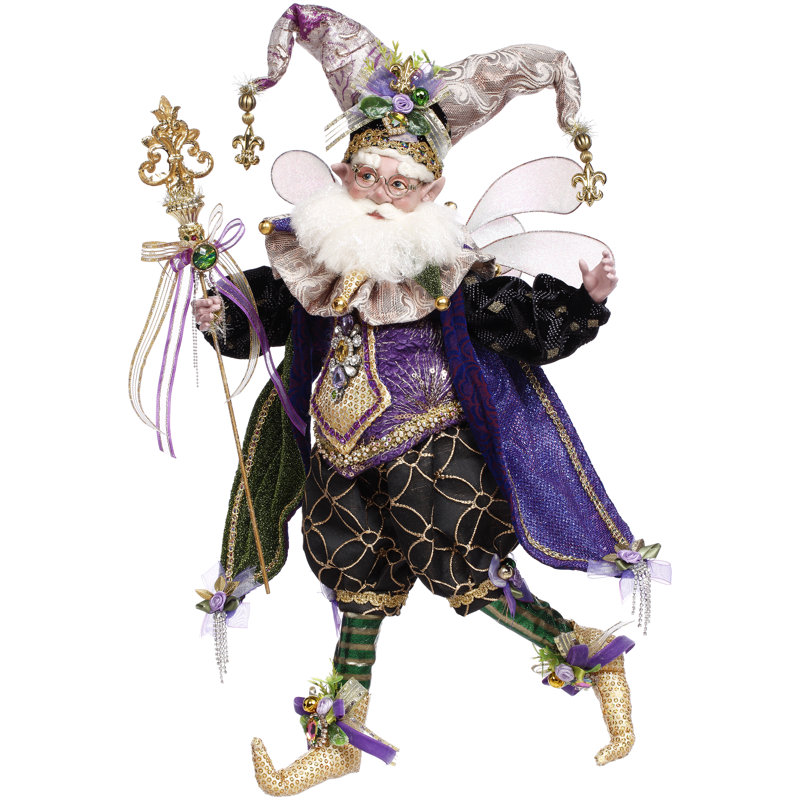 Mardi Gras Magic Fairy, Medium - 17.5 Inches